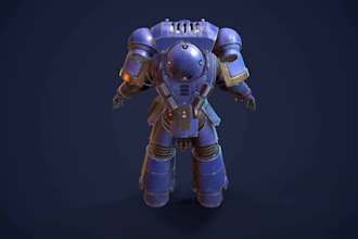 sculpt 3d miniature 3d warhammer 40k board game dnd character for 3d printing