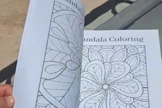 create a unique kids coloring book for amazon KDP or etsy