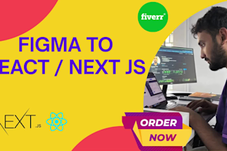 convert figma to react js or figma to nextjs