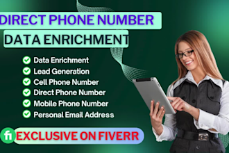 do b2b leads, data enrichment, direct phone numbers