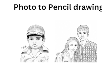 do ai image editing, background removal bw to colour and photo to pencil drawing