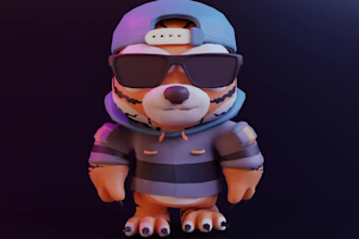 xmas 3d nft art collection, crypto animation, 3d memecoin pfp, halloween video