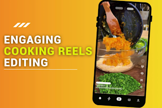 edit your cooking food video into viral tiktok instagram reels and shorts