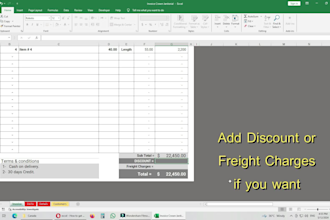 be virtual assistant to automate quotation, invoice and billing sheet in excel