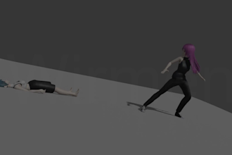 make 3d anime for you