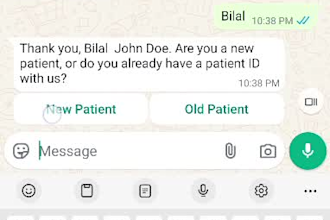 make whatsapp chatbot on whatsapp API