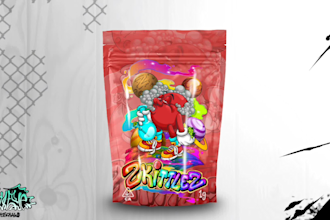 create weed, cannabis, illustration for your brand