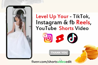 edit and create facebook reels, or youtube shorts