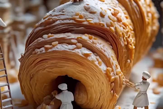do ai food photography ai miniature animation food videography 3d cgi animation