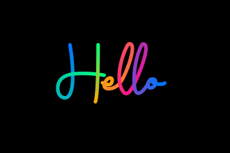 create handwritten animated video text