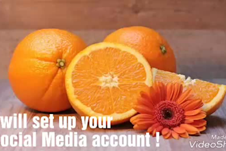 setup your social media account