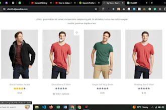 design and develop ecommerce online store website