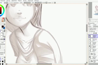 trace or Ink your drawing