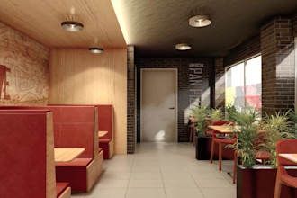 design your office or mall interior and provide photorealistic renderings