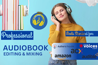 edit, mix, fix audiobook to meet acx audible standard