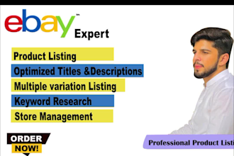 do ebay product listing, ebay SEO