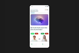 design kid mobile learning app, online course app, kid educational learning app