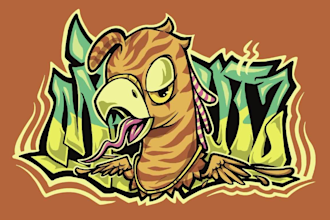 create custom graffiti for your logo, merchandise, or etc