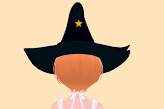 create 3d lowpoly props for your vtuber or video game