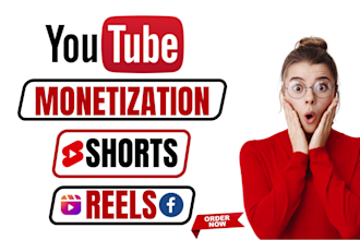 monetize youtube channel, create yt shorts and reels