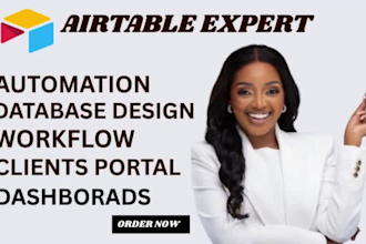 set up airtable automation, softr webapp, airtable database
