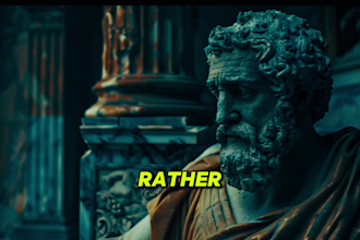 creat stoic short videos on stoicism or viral ai history shorts