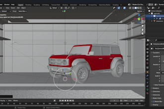 render photoreal 3d cars for ads and amazon