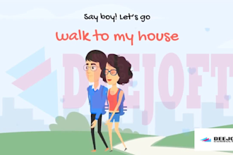 make 2d lyrical animation video