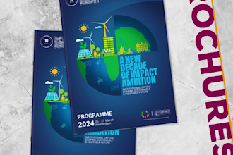 design a professional multipage brochure or booklet