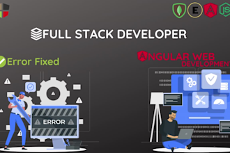 be your angular web developer and fix angular web apps