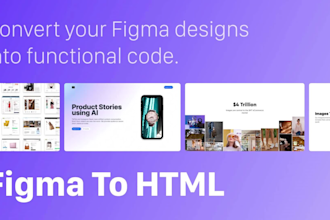 convert figma to HTML and CSS