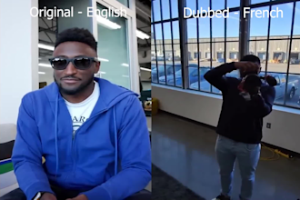 dub any video with ai lip sync and original voice