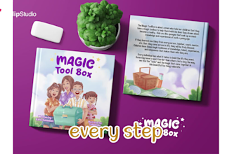 create beautiful 3d illustration for your children book