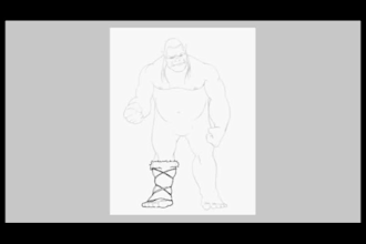 digitally sketch you or your character