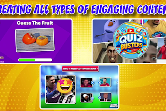 create quiz and trivia question videos for youtube channel