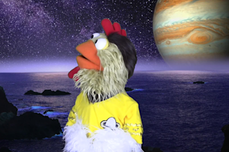 have captain kluck create a custom puppet video