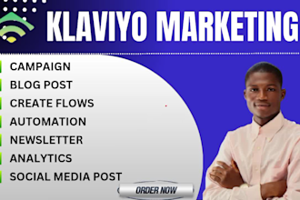 create high converting klaviyo email campaigns and automation