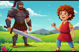 create 3d ai bible story for children ai bible shorts for youtube shorts