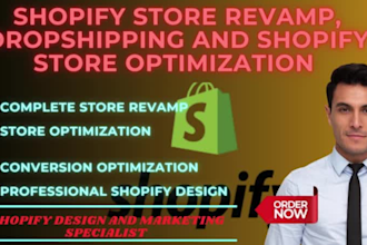 do revamp shopify store clone shopify and redesign