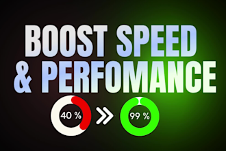 boost website performance and speed, increase speed