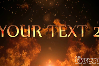 create this EPIC fire promo video