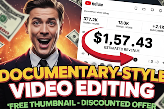 edit viral documentary style video like james jani magnate media vox for youtube