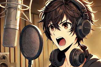 narrate and voice any kind of male character