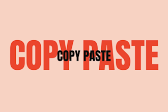 do any kind of data entry and processing