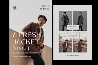 do canva brevo mailchimp omnisend klaviyo ecommerce email template in 24hrs