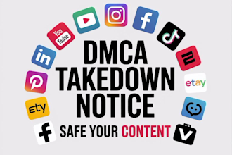 expert remove delete takedown instagram facebook reddit tiktok google under dmca
