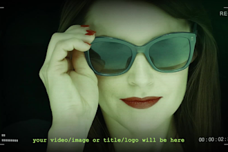 do a matrix style animation with your logo or image or video