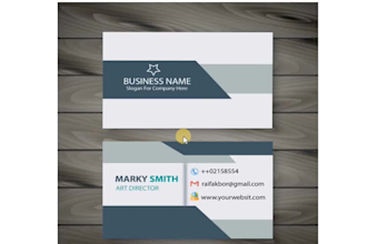 design professional modern business card