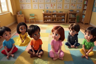character animation, character design, cartoon music video, 3d kids animation
