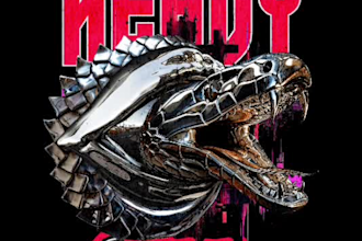 create an animated metal lyrics video